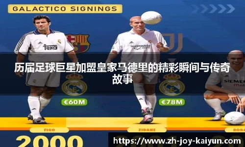 历届足球巨星加盟皇家马德里的精彩瞬间与传奇故事